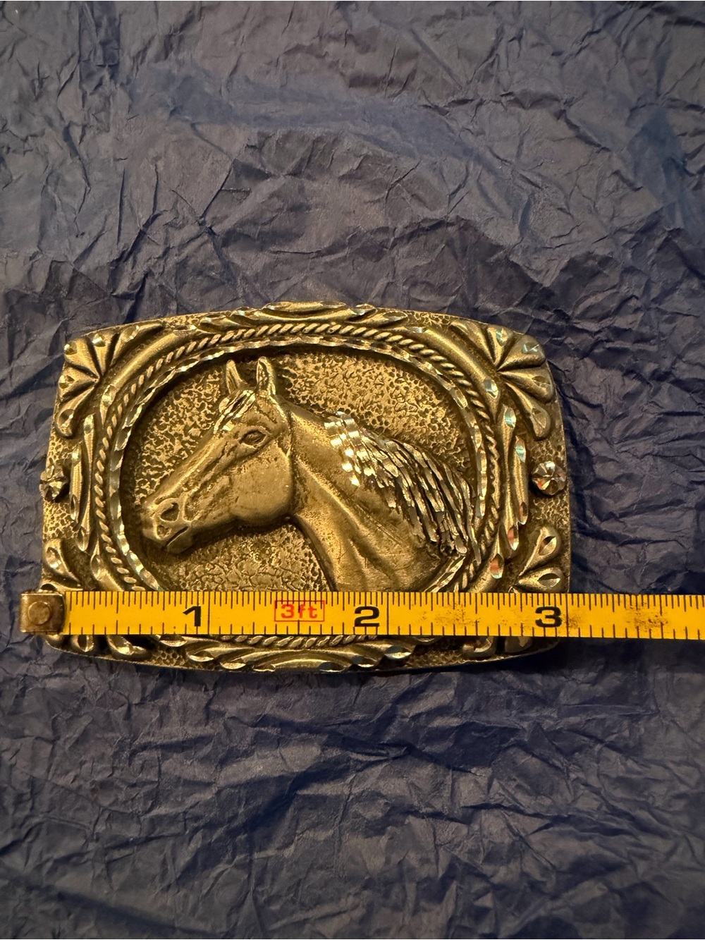 Vintage EGE Horse Belt Buckle, Riders, Western WearPewter Metal Made In The USA.